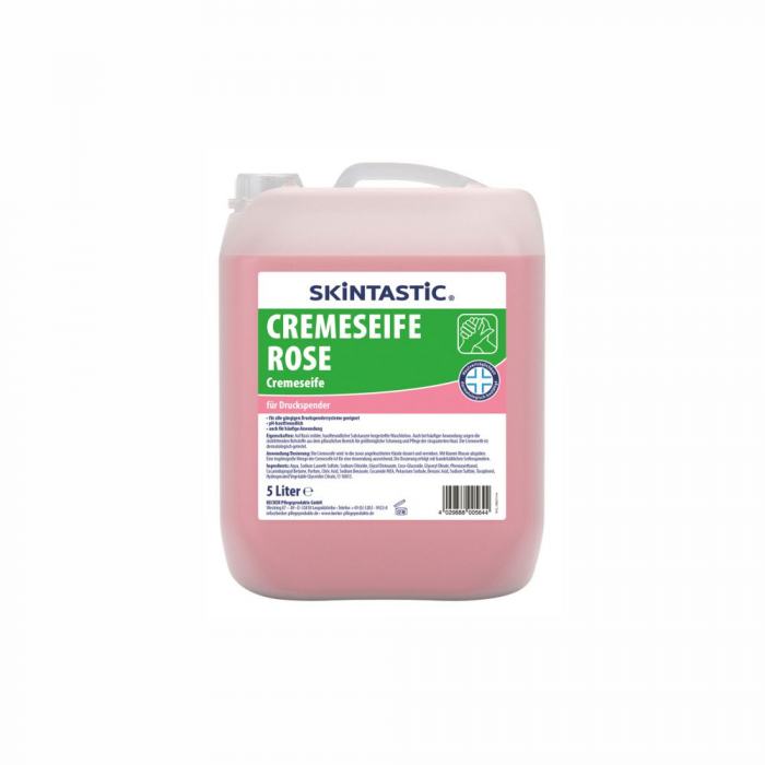 Cremeseife Rosé für Druckspender geeignet 5L